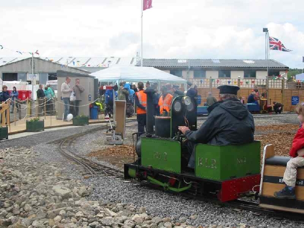 Coming into the station