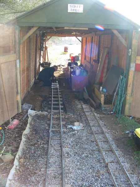 In the tunnel