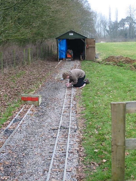 The other end of the rails
