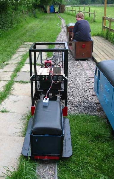 Topsy awaiting her first trip on the LM&WR