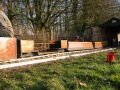 Robert reversing the train over the crossover